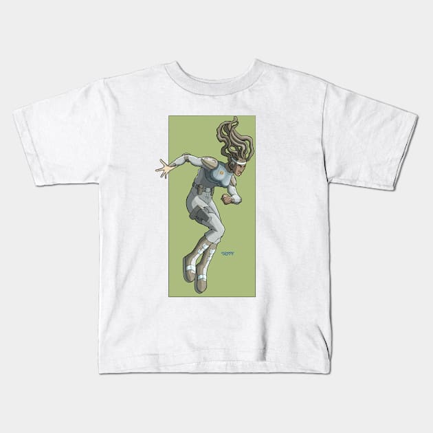 Agent Reynolds Kids T-Shirt by UBiv Art Gallery